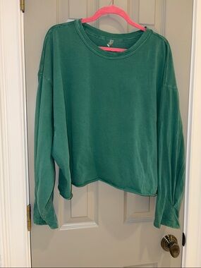 FP Movement by Free People Forest Green Long Sleeve Tee